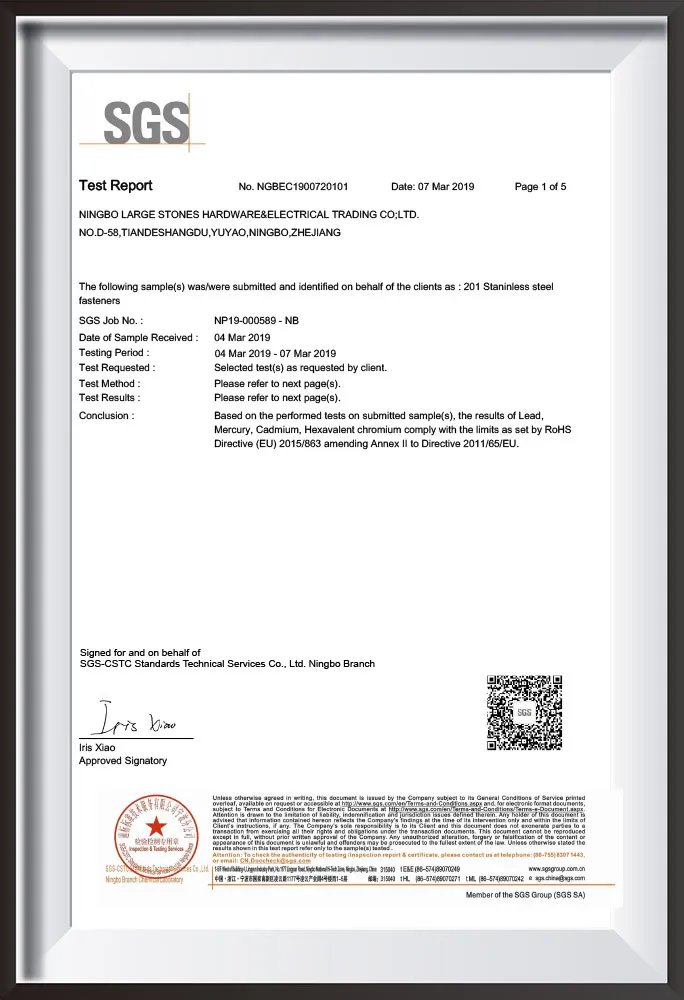 certification ROSH