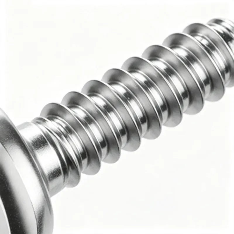 Flat head self-tapping screw with hexalobular socket (4)