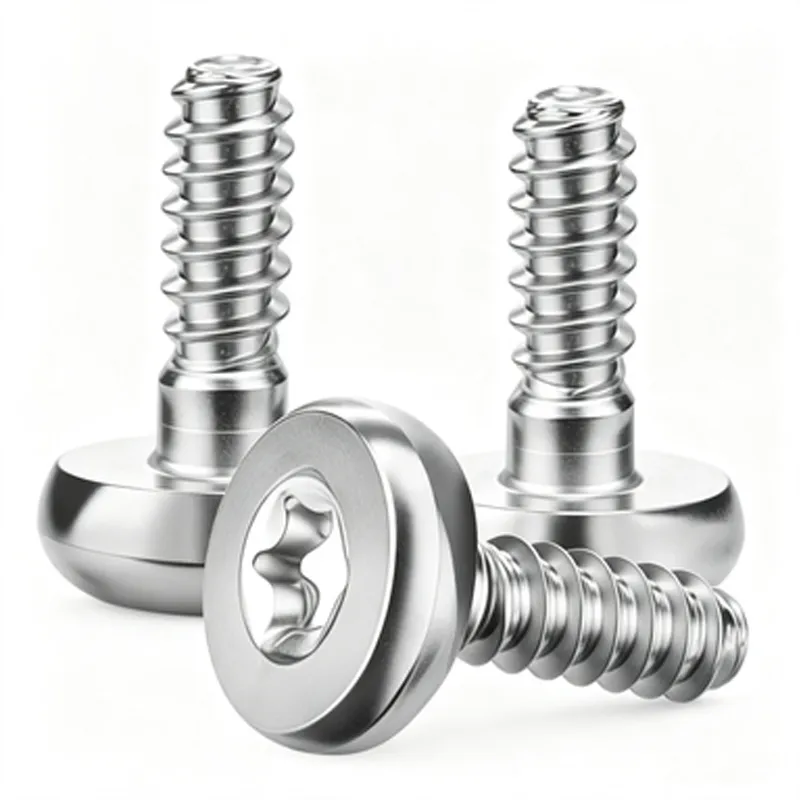 Flat head self-tapping screw with hexalobular socket (5)