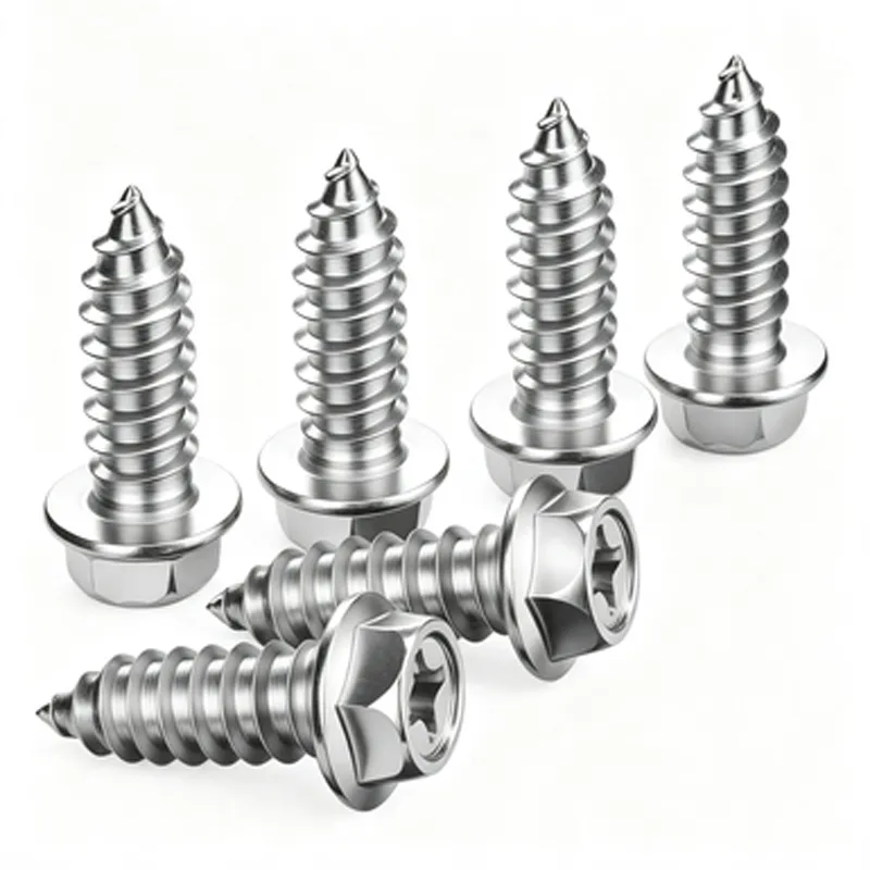 Hex Flange Head Phillips Self‑Tapping Screw Stainless Steel Wood Screw – product detail image 1