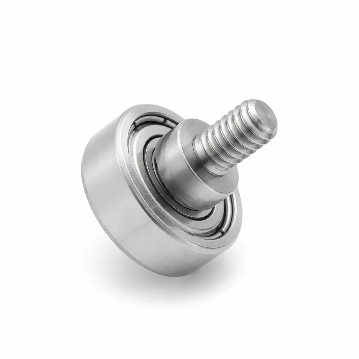 Custom Stainless Steel Threaded Stud Bearing – product view 2