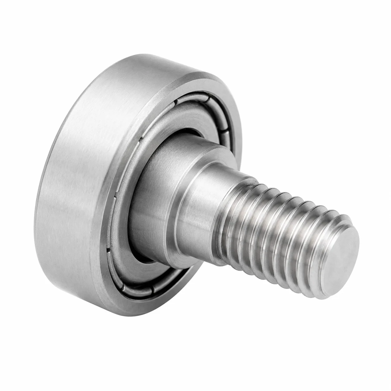 Custom Stainless Steel Threaded Stud Bearing – product view 4