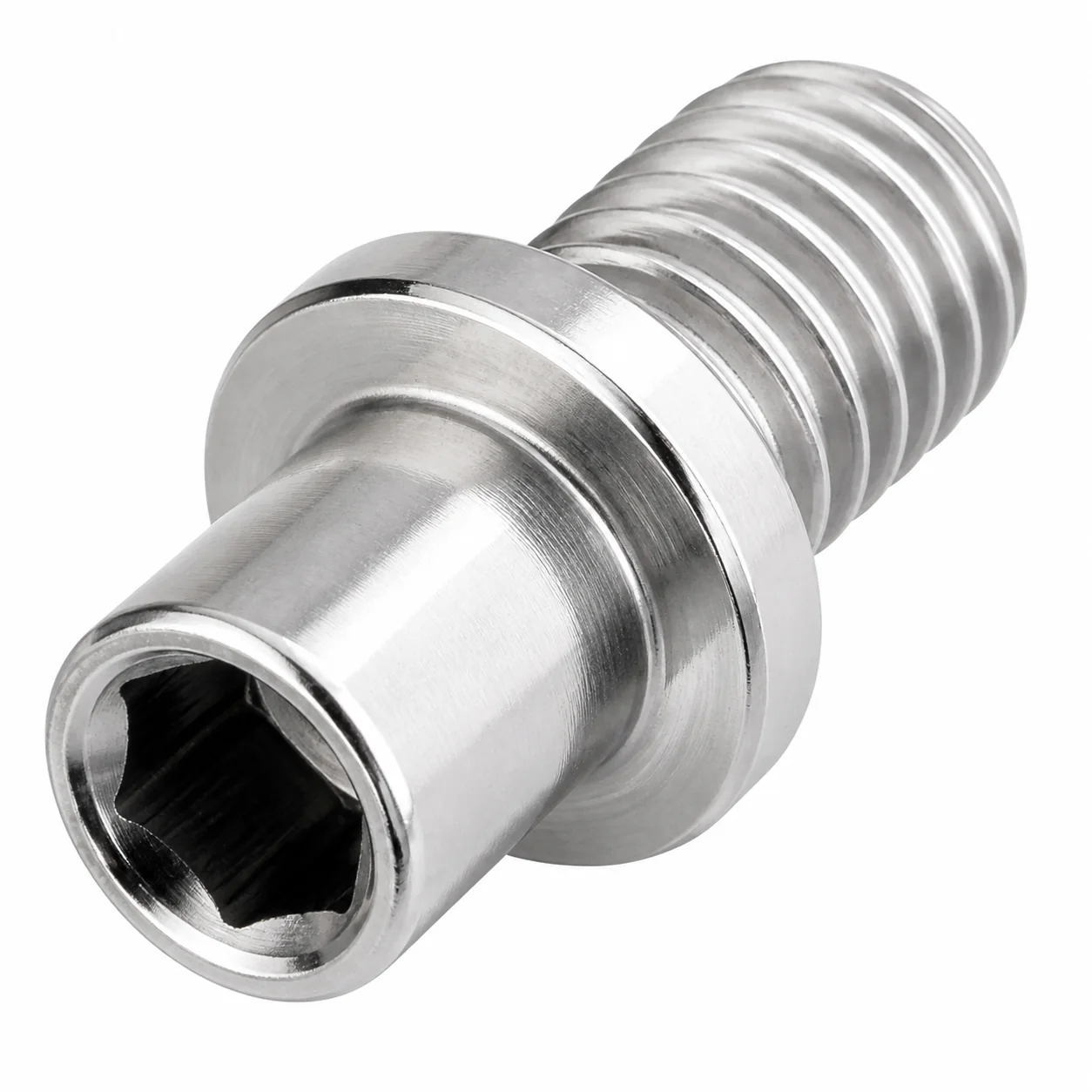 Custom Stainless Steel Double-End Connector Stud – product view 3