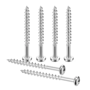 Stainless Steel Long Pan Head Partially Threaded Furniture Wood Screw – product view 1