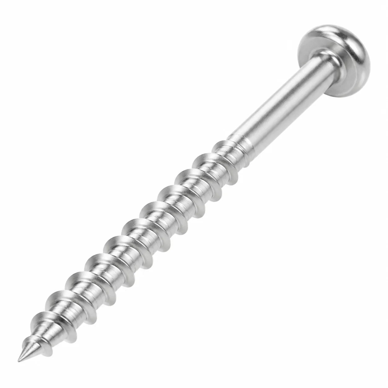 Stainless Steel Long Pan Head Partially Threaded Furniture Wood Screw – product view 4