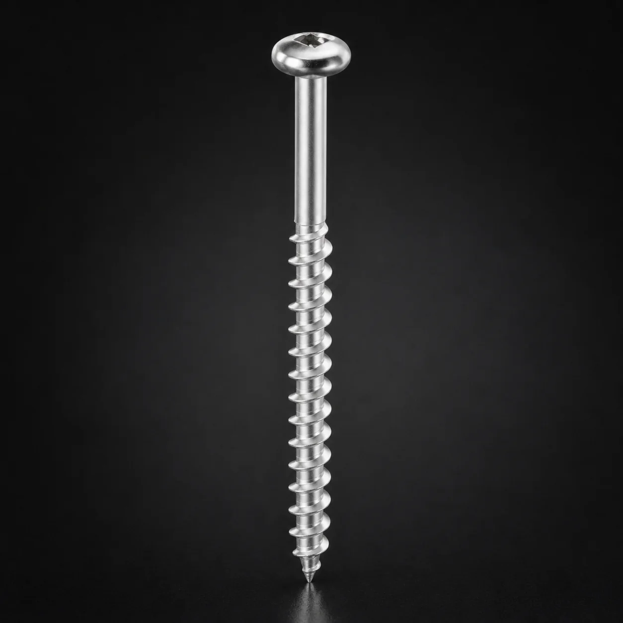 Stainless Steel Long Pan Head Partially Threaded Furniture Wood Screw – product view 6