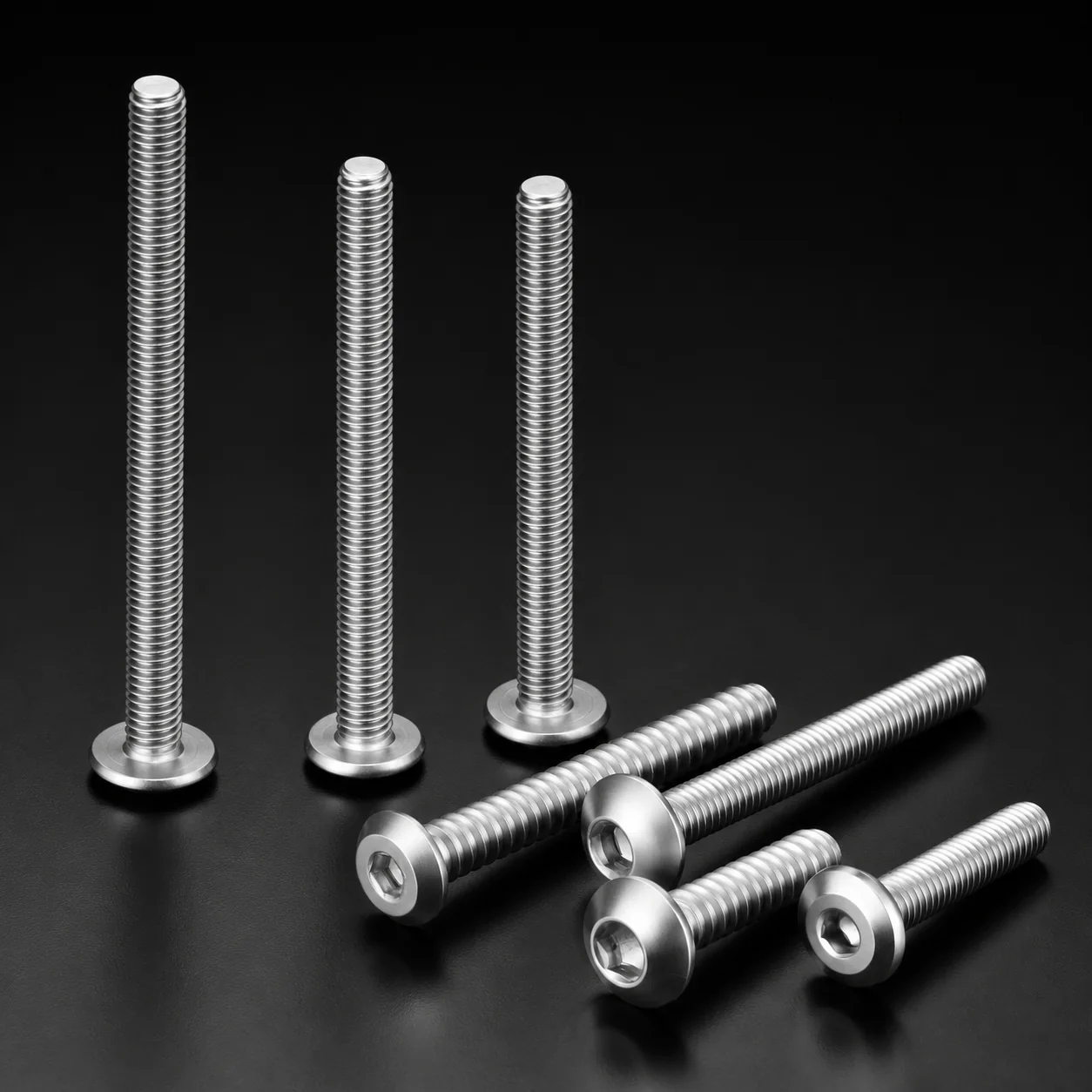 Stainless Steel Button Head Hex Socket Machine Screw for Furniture – product view 6