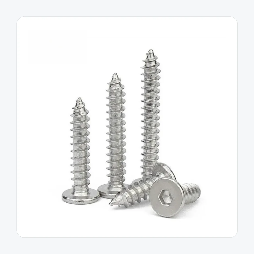 Hex socket self tapping screws – product view 4