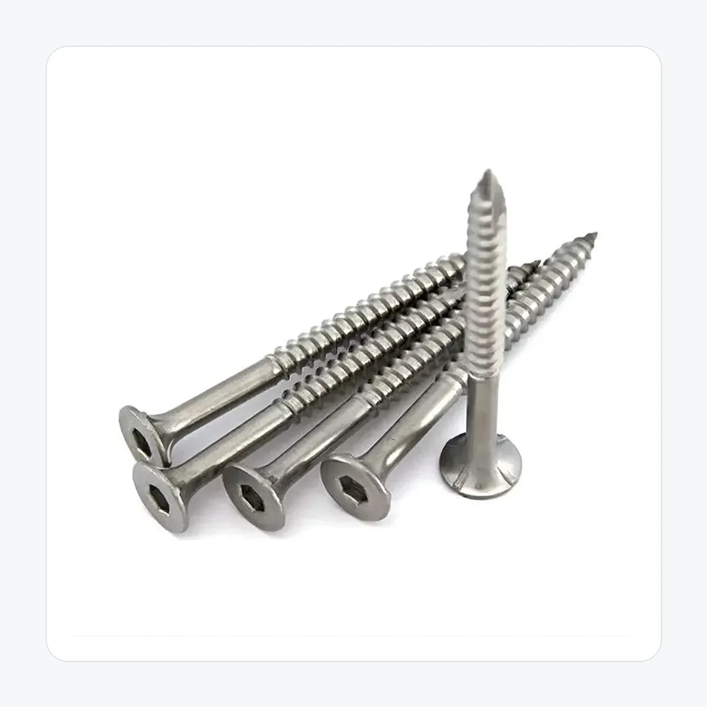 Socket head wood screw – product view 4