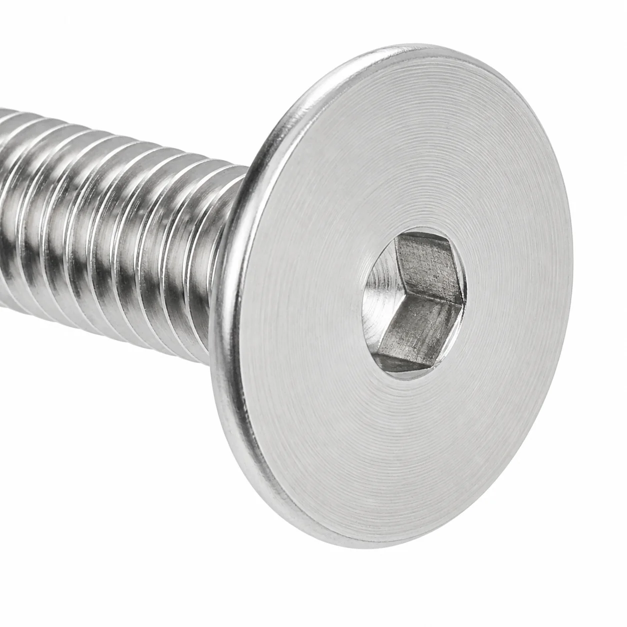 Stainless Steel Low-Profile Hex Socket Machine Screw for Lighting Fixtures – product view 3