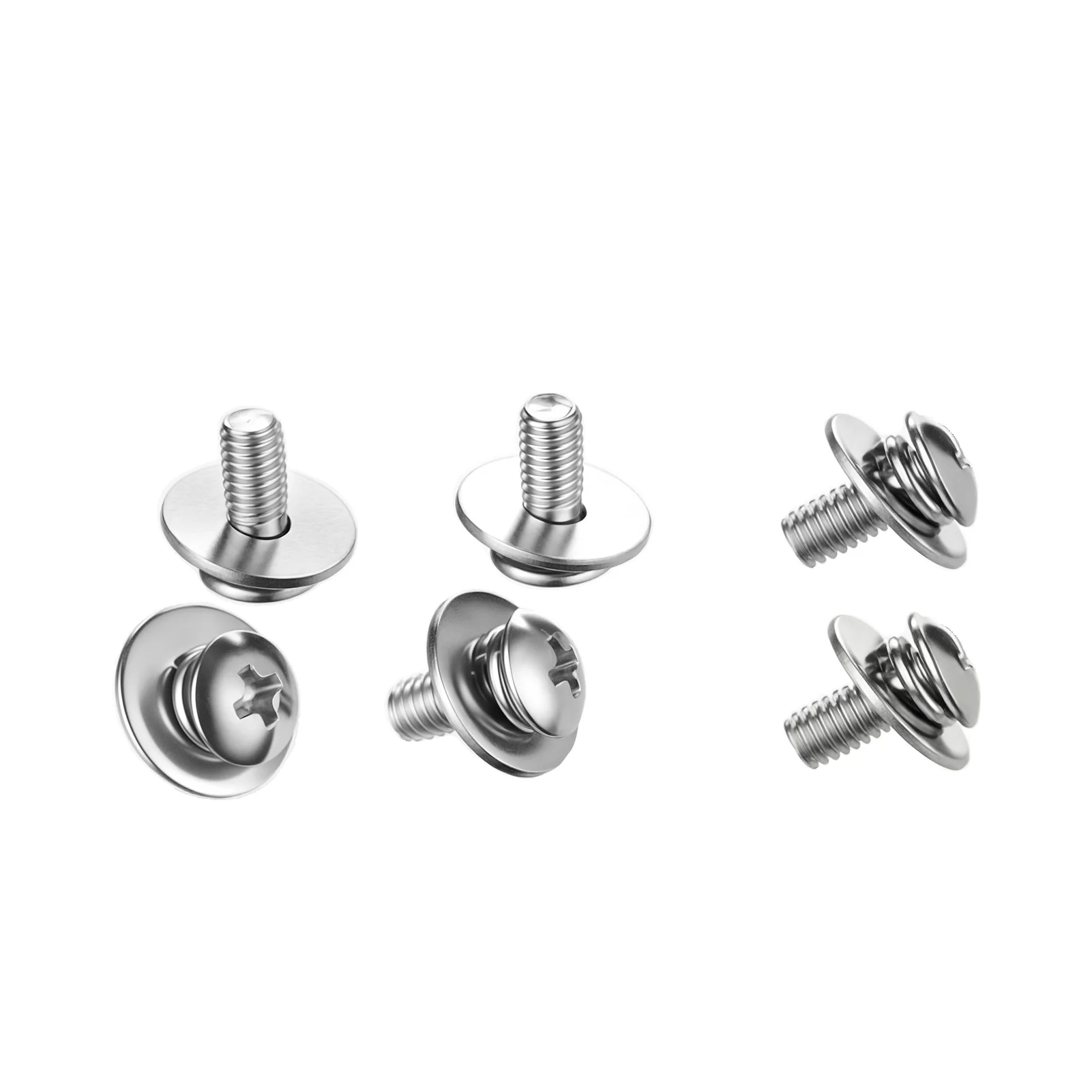 Stainless Steel Phillips SEMS Machine Screw with Double Washers – product view 1