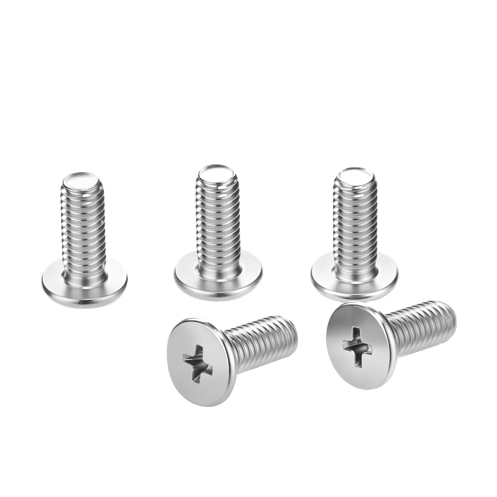 Stainless Steel Phillips Extra-Wide Flat Head Machine Screw – product view 1