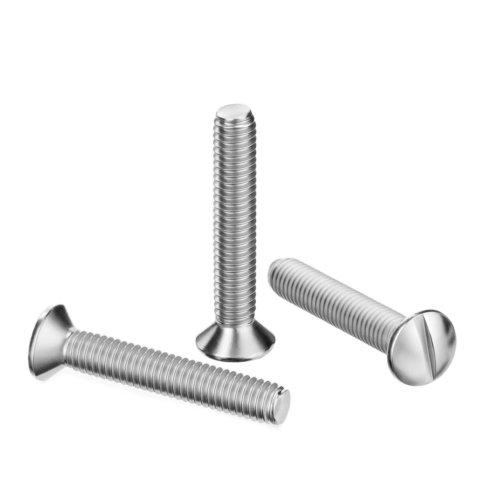 Stainless Steel Slotted Countersunk Machine Screw for Sanitary Ware – product view 1