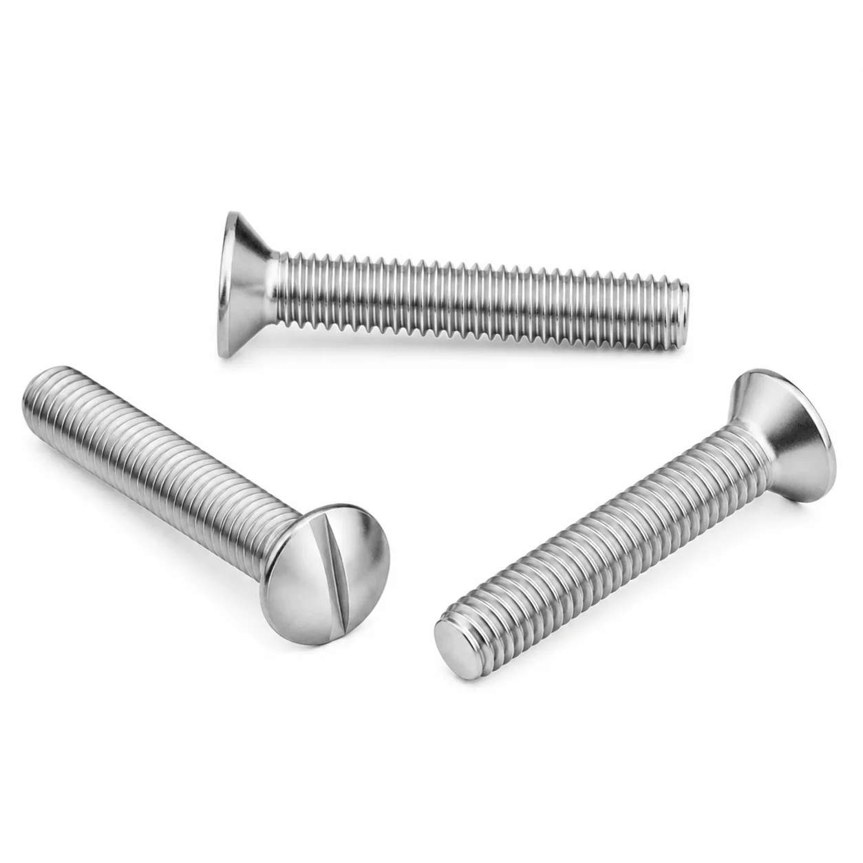 Stainless Steel Slotted Countersunk Machine Screw for Sanitary Ware – product view 5
