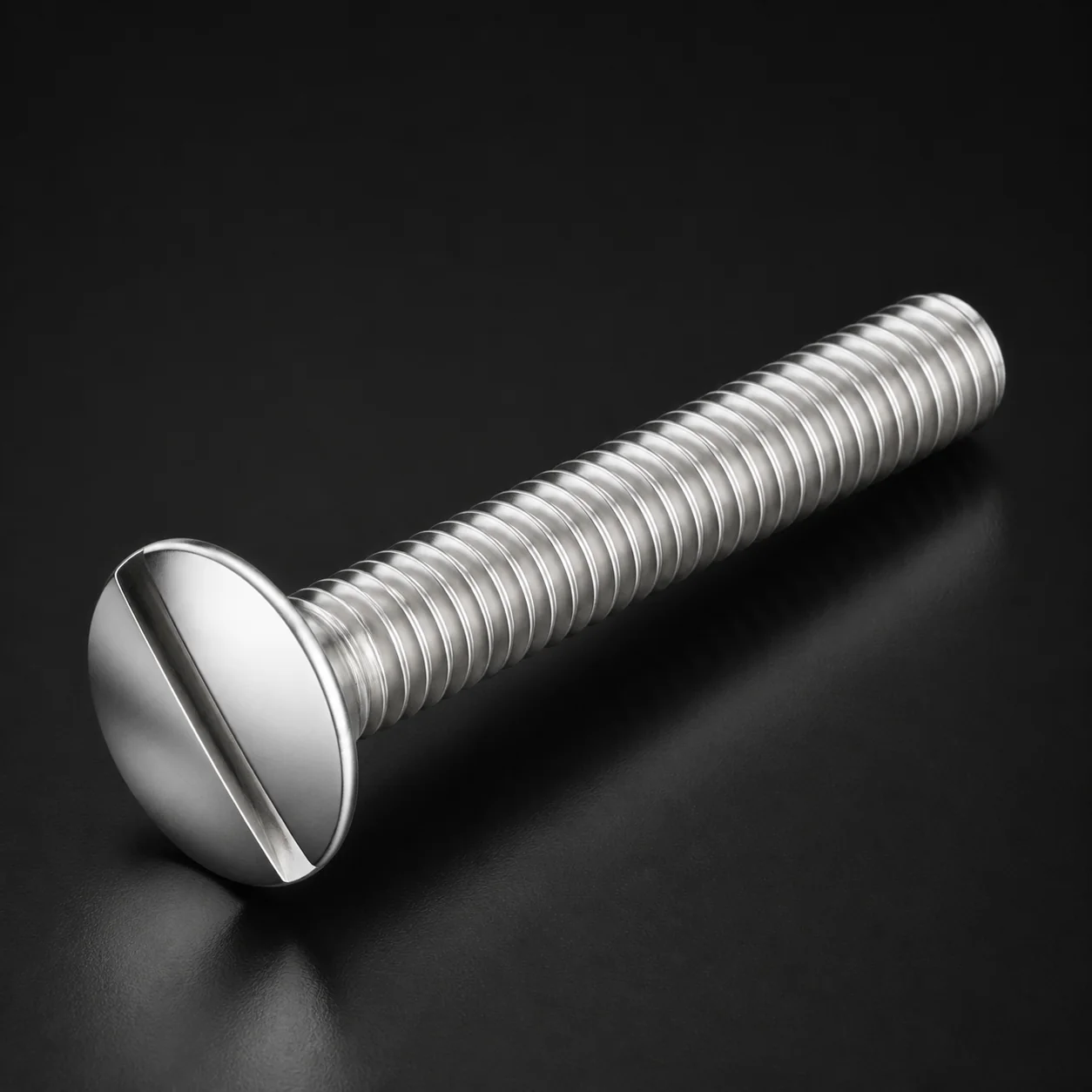 Stainless Steel Slotted Countersunk Machine Screw for Sanitary Ware – product view 6