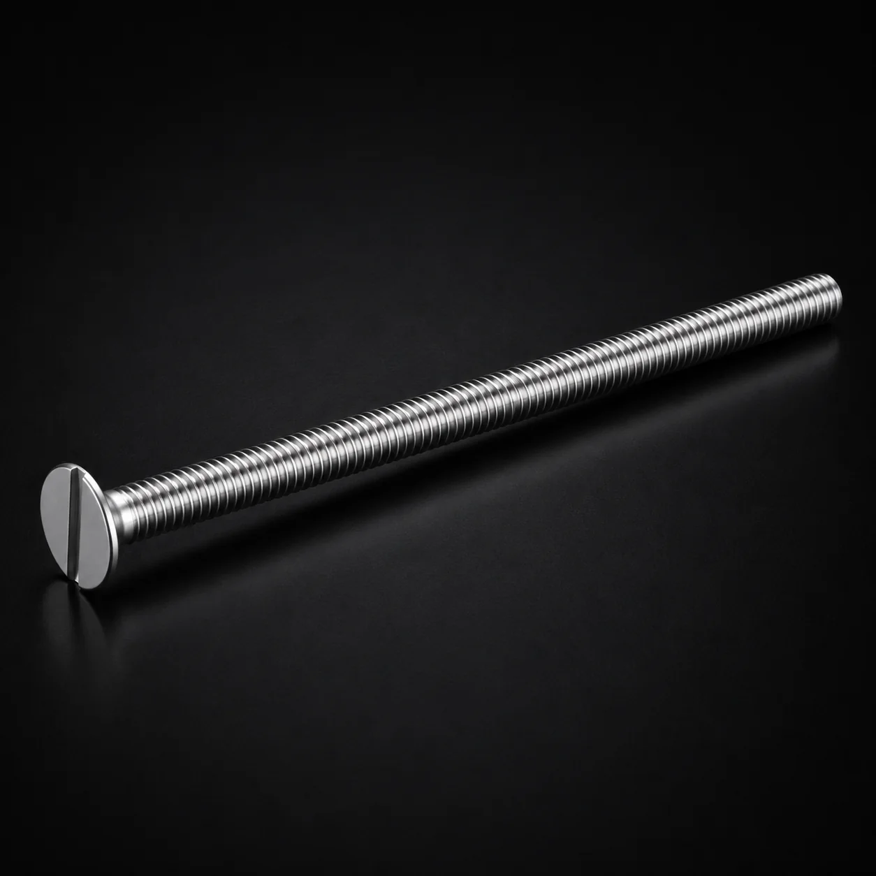 Stainless Steel Extra-Long Slotted Countersunk Machine Screw for Sanitary Ware – product view 6