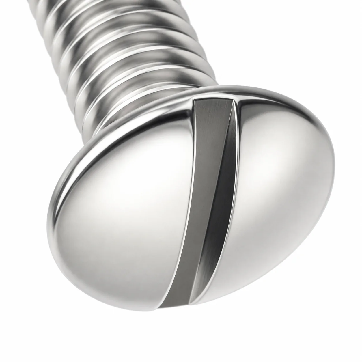Stainless Steel Slotted Truss Head Machine Screw for Sanitary Ware – product view 3
