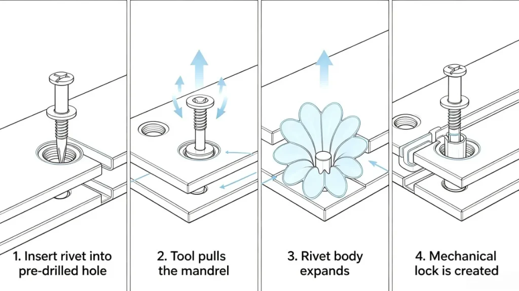 Blind Rivets WorkFlow