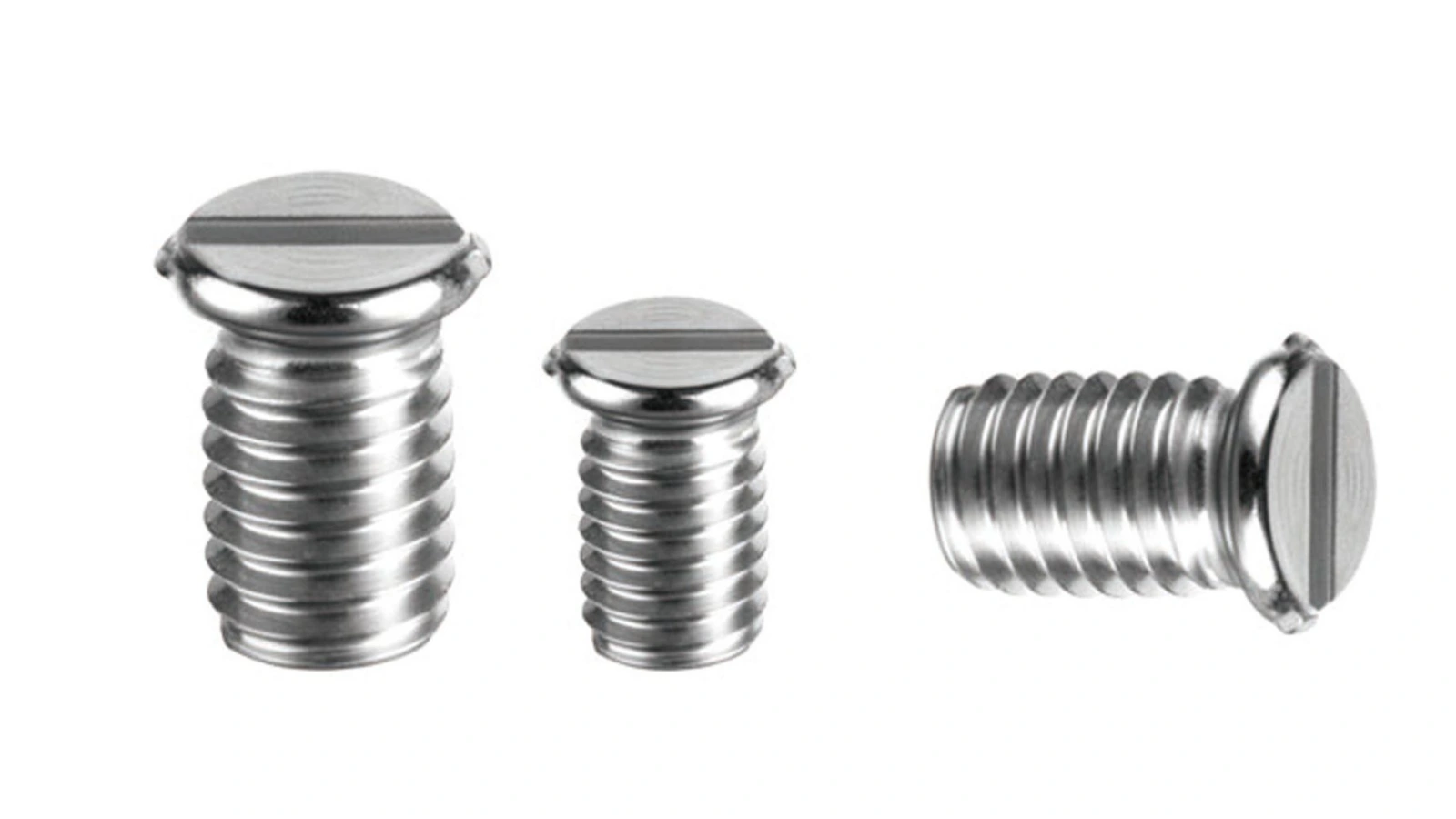 Hongyuan short slotted machine screws with blunt threaded ends